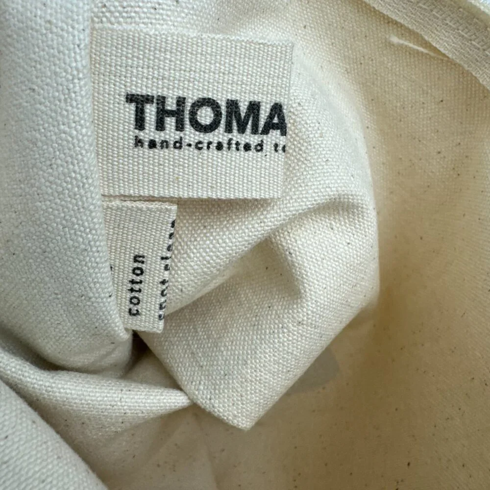 NWOT  Thomas Paul's Hand- Crafted  Canvas Cosmetic Bag 